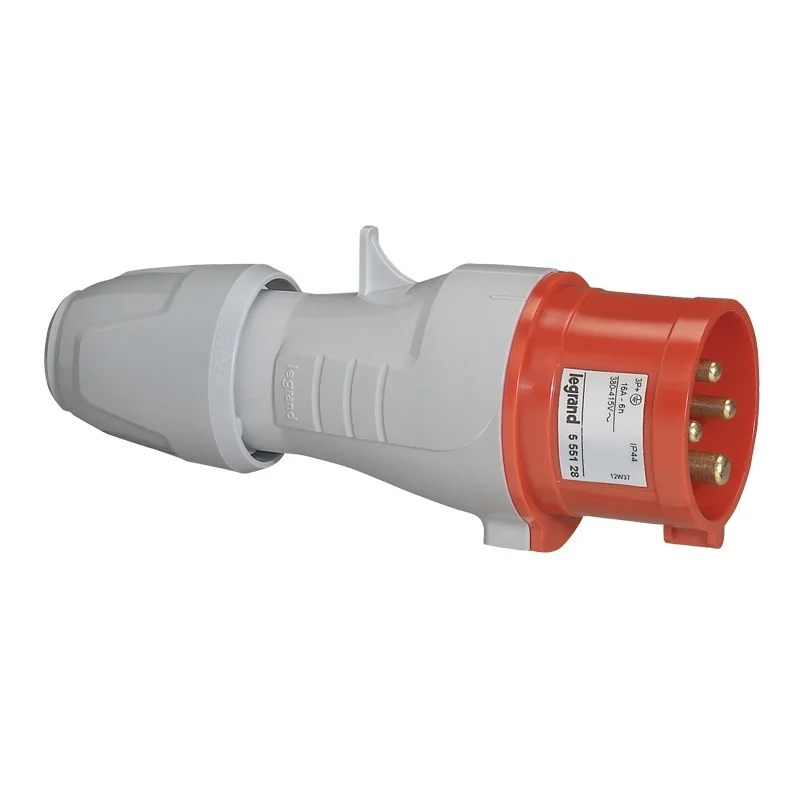 Plug 3P+E 415V 16A IP44 - Legrand P17 Tempra Pro 555128