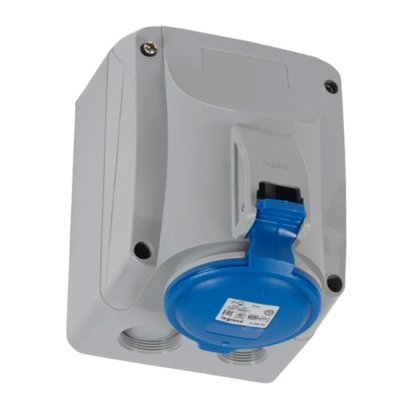 Legrand Socket surface mounting 2P+E 250V 32A IP44 - Legrand P17 Tempra Pro 555254