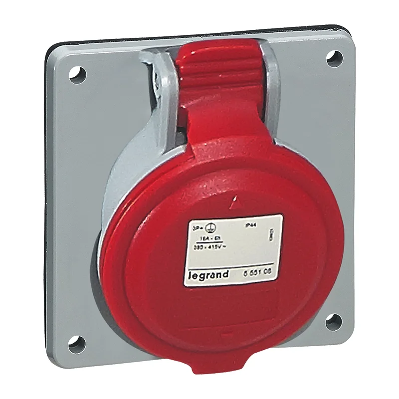 Контакт панелен монтаж 3P+N+E 32A 415V IP44 - Legrand P17 Tempra Pro 555289