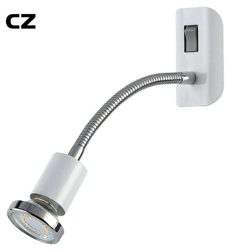 Dobra – LED spotlight in white, 70×245mm, 4.5W, 3000K, GU10