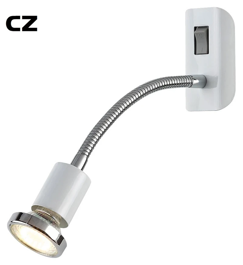 Dobra – LED spotlight in white, 70×245mm, 4.5W, 3000K, GU10