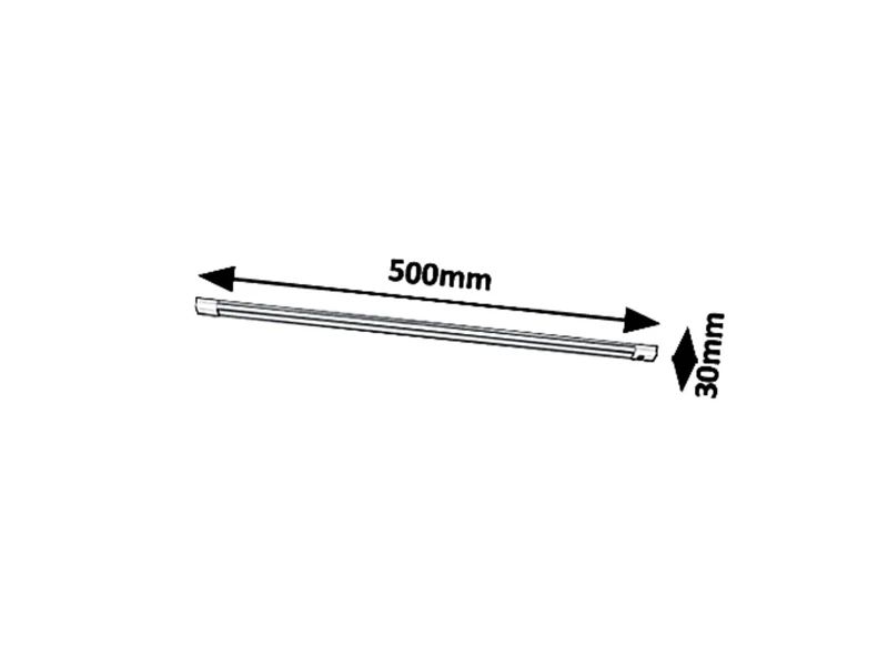 Hanson – LED lighting for kitchen in white, 500mm, 8W, 4000K, dimmable