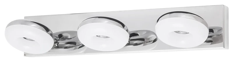Beata – LED осветление за баня в хром с бели абажури, 385мм, 15W, 4000K