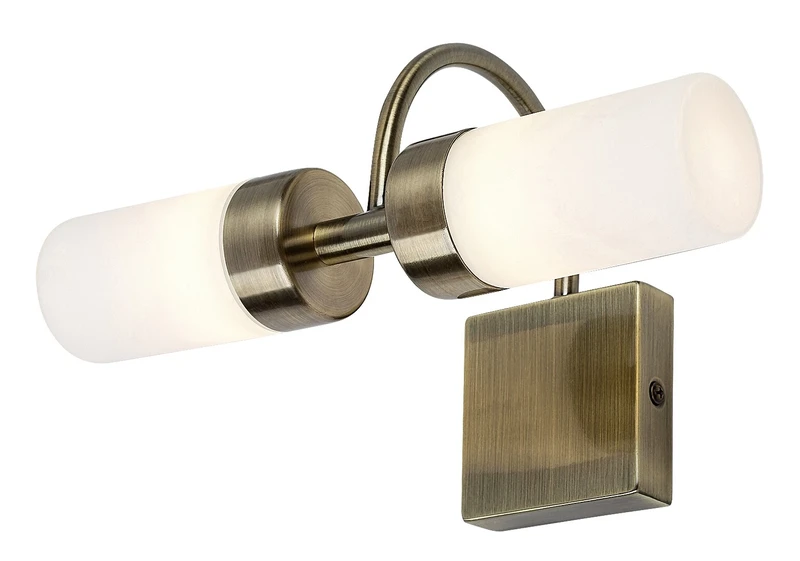 Bathroom Lighting Betty – LED lighting for bathroom in bronze with white glass, 260mm, 8W, 4000K, IP44