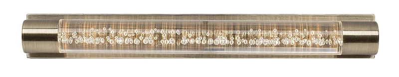 Abbey – LED wall light for bathroom in antique bronze, 400mm, 10W, 3000K, IP44