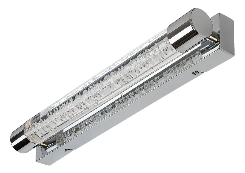 Abbey – LED wall light for bathroom in chrome, 400mm, 10W, 4000K, IP44