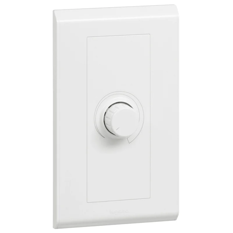 Legrand Rotary dimmer 1500W, 86x146 mm White - Legrand Belanko 617032