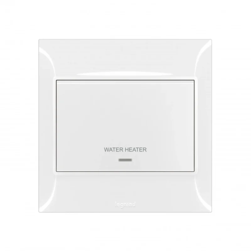 Legrand Двуполюсен ключ 20A с индикатор Бял - Legrand Belanko S 617672