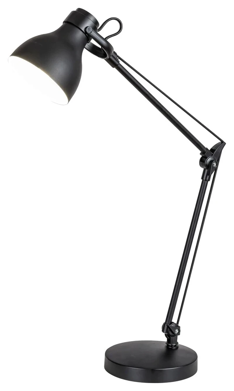 Carter – table lamp in black matt, 310×580mm, 1×E14, IP20
