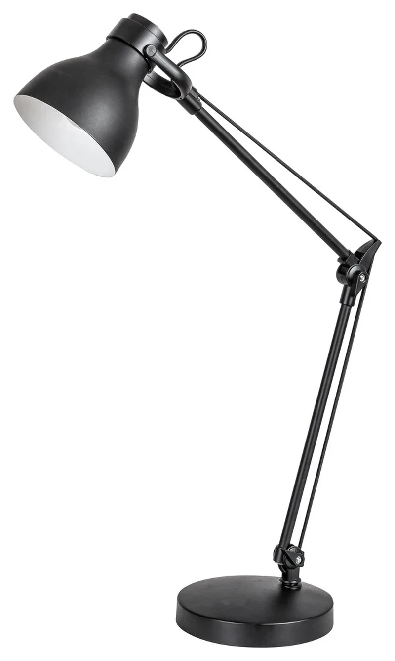 Table Lamps Carter – table lamp in black matt, 310×580mm, 1×E14, IP20
