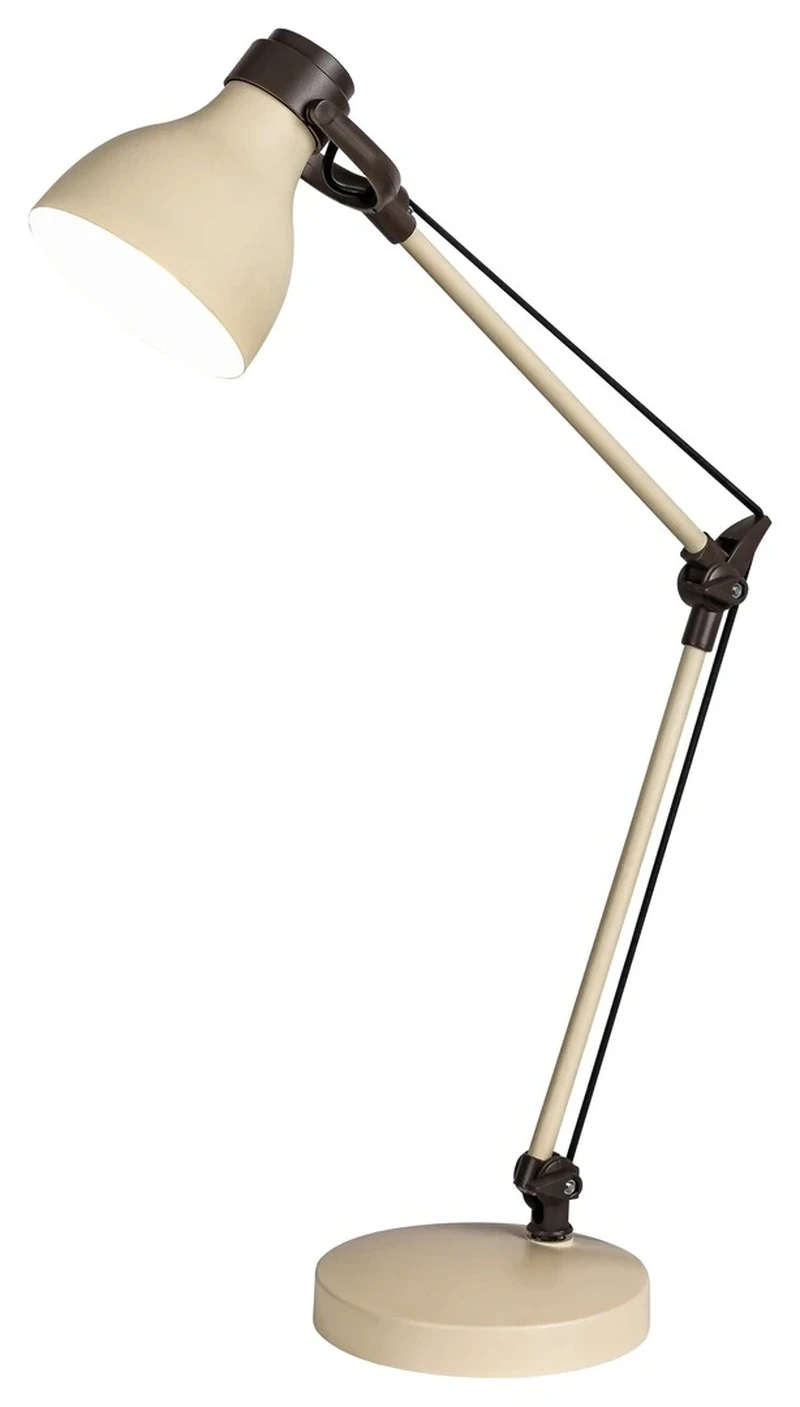 Carter – modern table lamp in beige, metal, 310×580mm, 1×E14