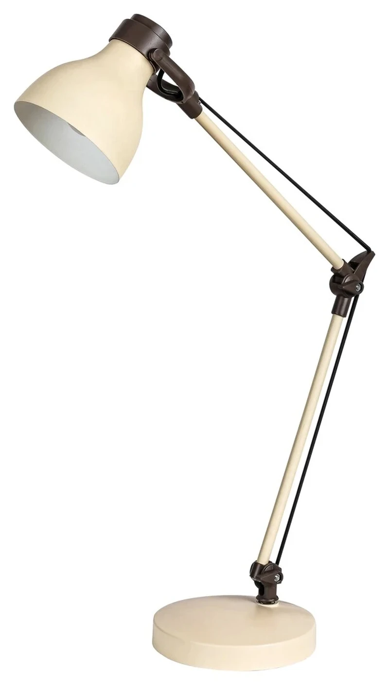 Table Lamps Carter – modern table lamp in beige, metal, 310×580mm, 1×E14