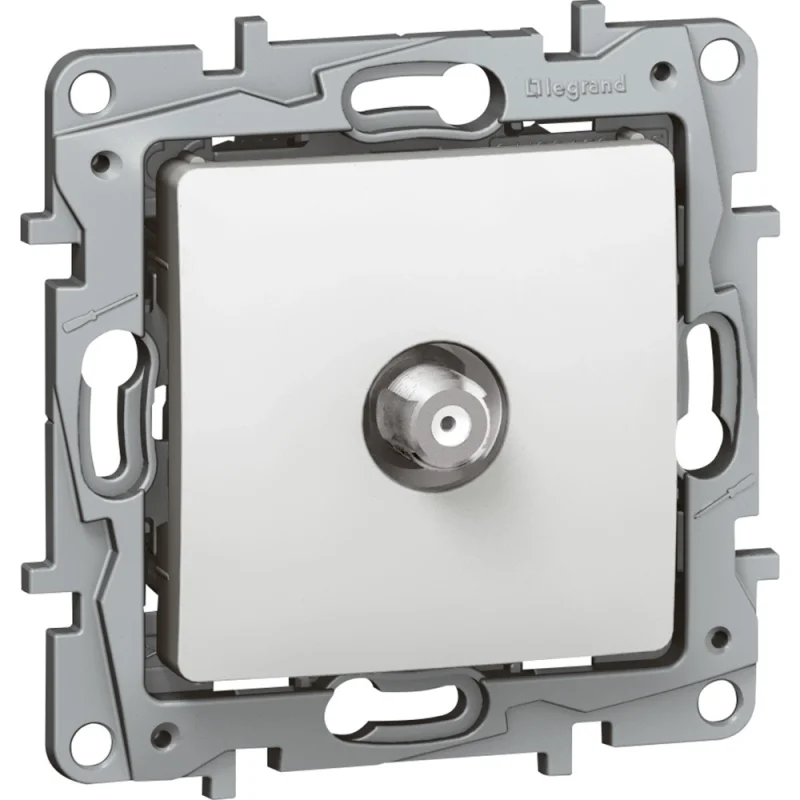 Legrand Розетка TV тип F конектор 1dB Бял /до изчерпване/ - Legrand Niloe 664750