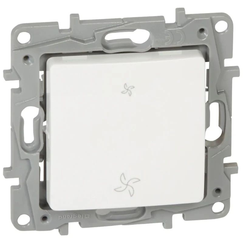 Legrand Switch for control of ventilation 10A White - Legrand Niloe 664791