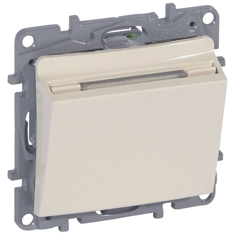 Legrand Switch card energy saver with time delay 30sec. Cream - Legrand Niloe 664893
