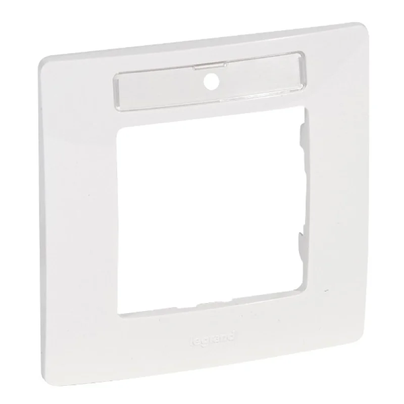 Рамка 1x с място за етикет Бял - Legrand Niloe 665006