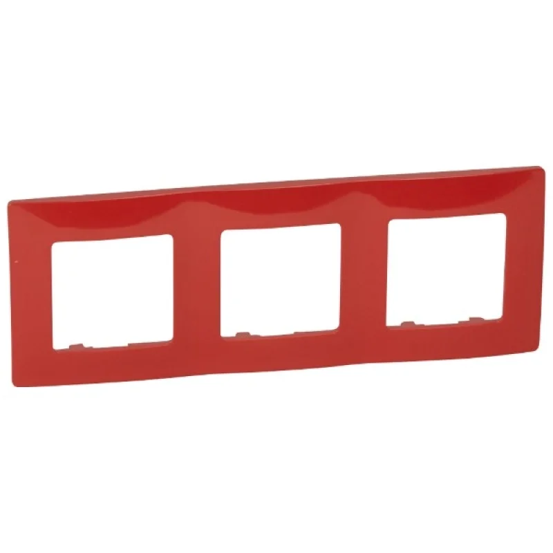 Legrand Frame 3x Red - Legrand Niloe 665023