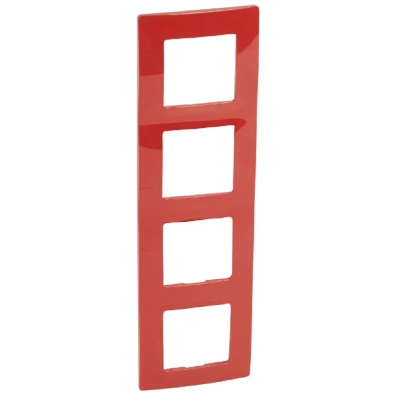 Legrand Frame 4x Red - Legrand Niloe 665024