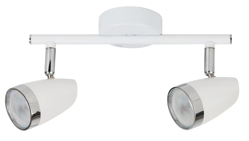 Karen – LED спот в бяло с 2 регулируеми глави, 255мм, 8W, 3000K