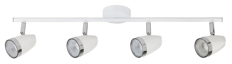 Karen – LED spotlight in white with 4 adjustable heads, 605mm, 16W, 3000K