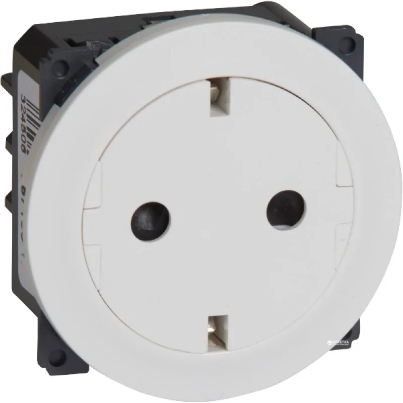 Legrand Schuko socket 2P+E flat White - Legrand Celiane 67166