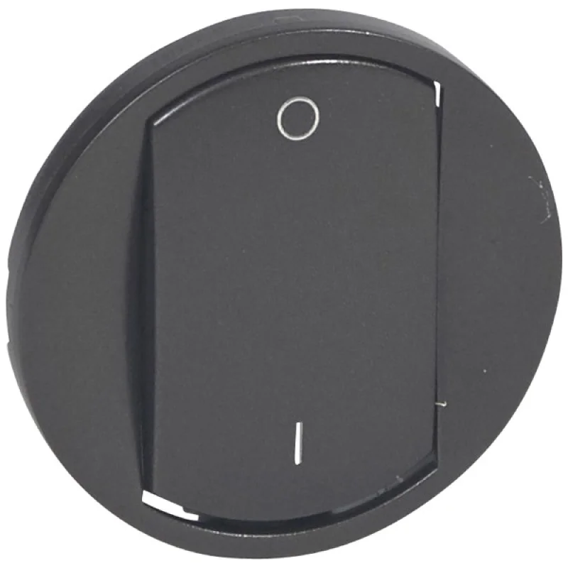 Face plate for double-pole switch Graphite - Legrand Celiane 67921