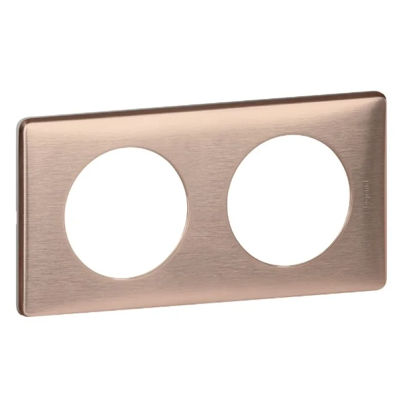 Legrand Frame 2x Copper (Copper) - Legrand Celiane 68992