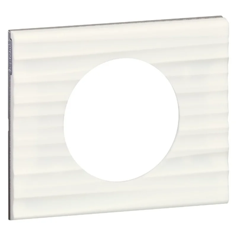 Рамка 1х Corian® Cannelé (Бял Corian) - Legrand Celiane 69011