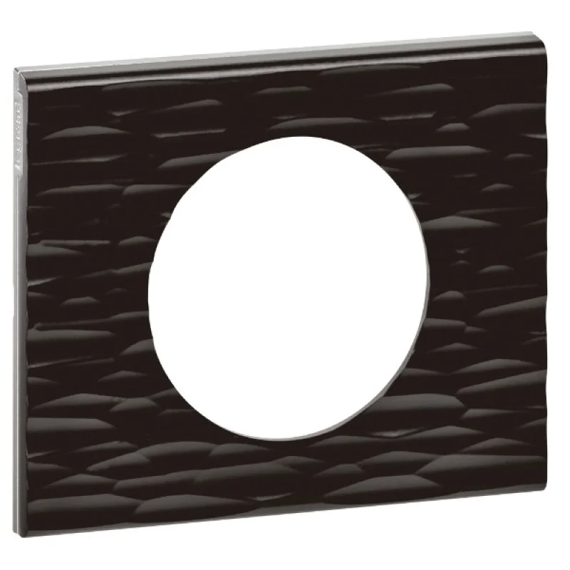 Рамка 1х Corian® Gougé (Черен никел) - Legrand Celiane 69021