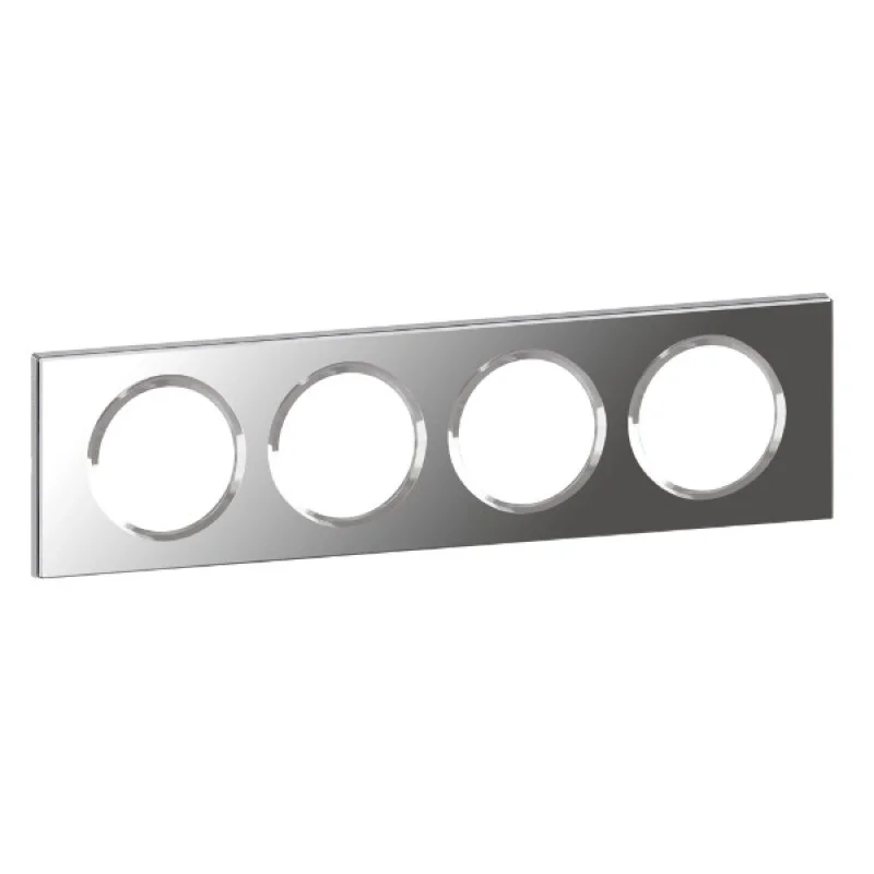 Legrand Рамка 4х Verre Miroir (Огледално стъкло) - Legrand Celiane 69124
