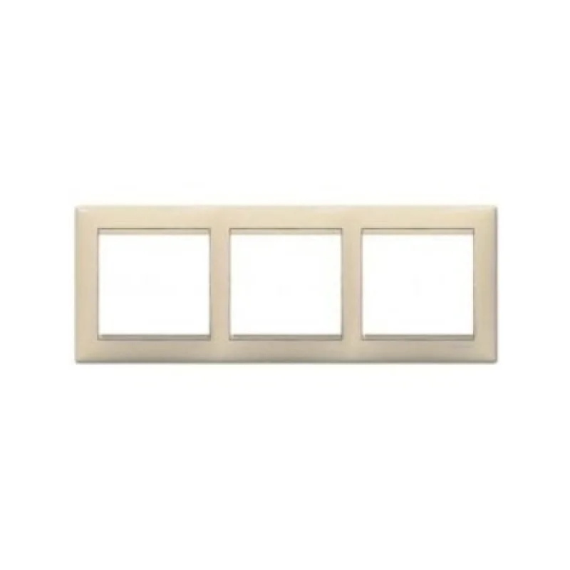 Legrand Blister pack Valena Frame 3x horizontal Cream - Legrand Valena 692835