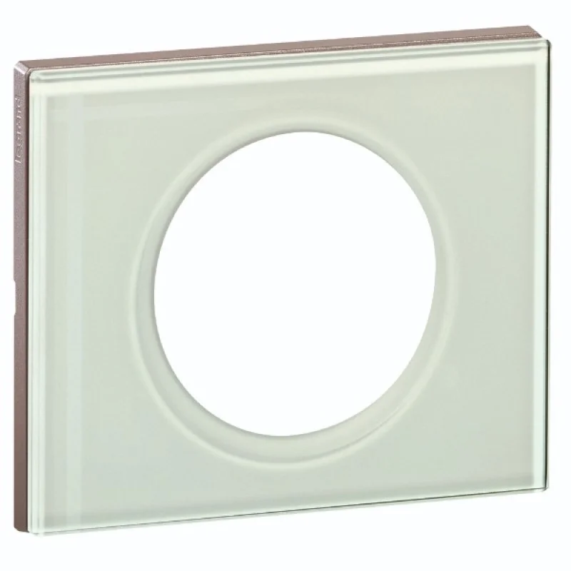 Legrand Frame 1x Verre Kaolin (Kaolin glass) - Legrand Celiane 69311