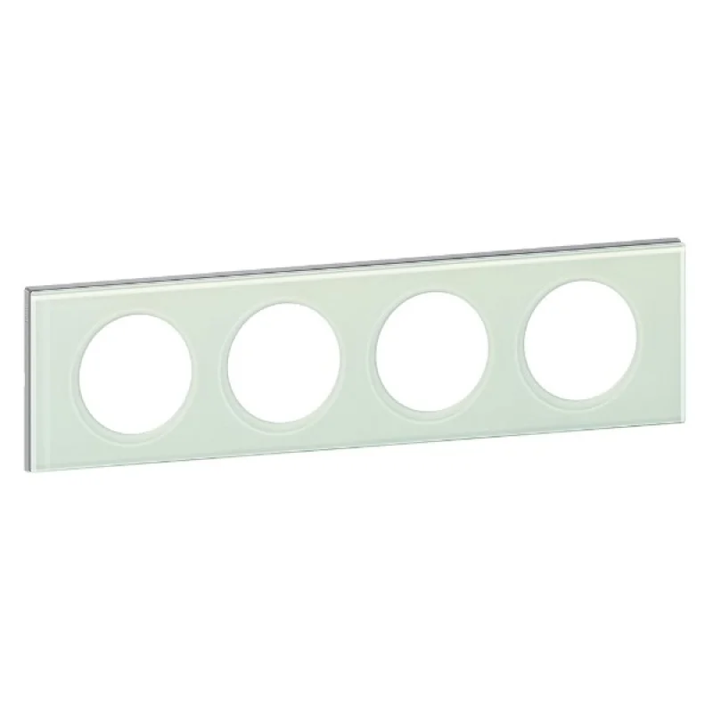 Legrand Рамка 4х Verre Kaolin (Каолиново стъкло) - Legrand Celiane 69314