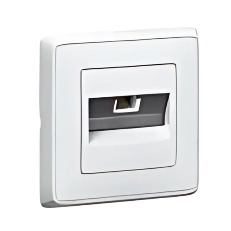 Legrand Outlet RJ11 telephone with frame White /blister pack packaging - while stocks last/ - Legrand Cariva 693965