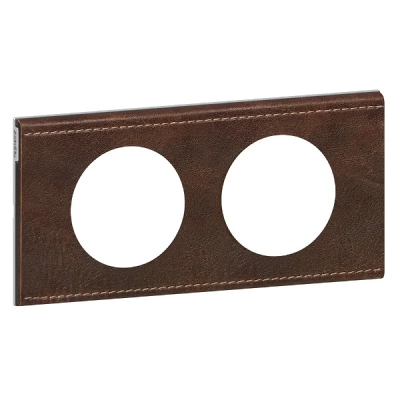 Frame 2x Cuir Brun texturé (Brown leather) - Legrand Celiane 69402