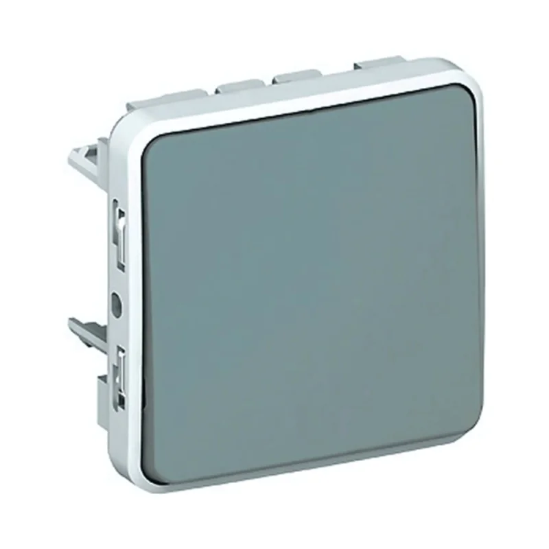 Девиаторен ключ механизъм IP55 Сив /до изчерпване/ - Legrand Plexo 69511