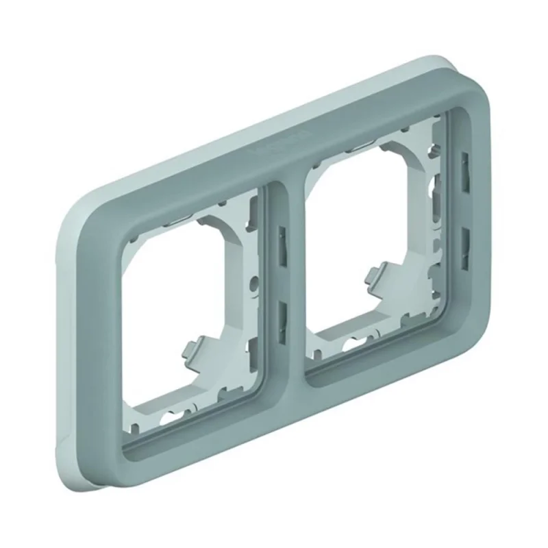 Legrand Рамка 2x скрит монтаж IP55 Сив /до изчерпване/ - Legrand Plexo 69683