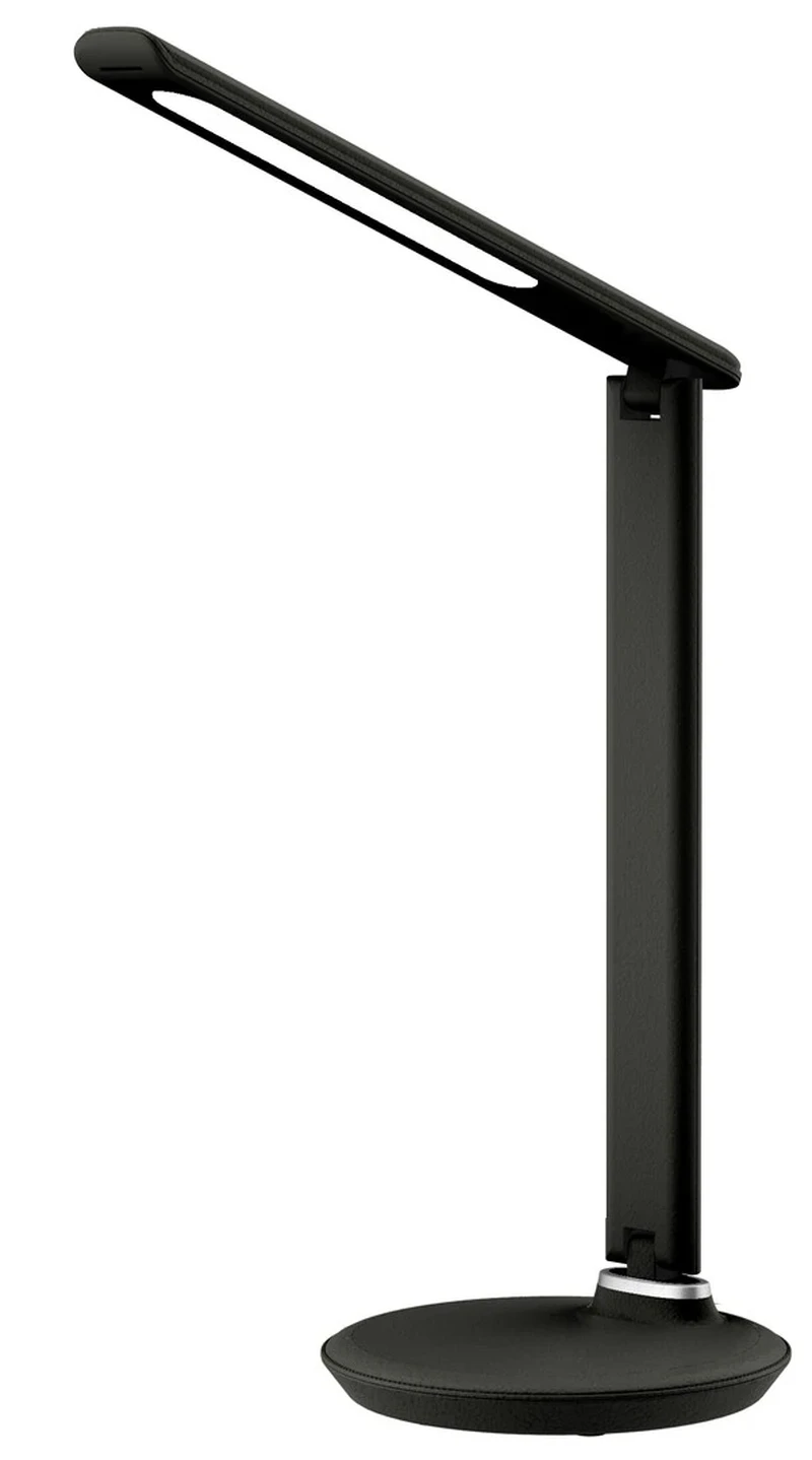 Настолни лампи Osias – LED настолна лампа в черно, Ø171мм, 9W, 2700-6500K