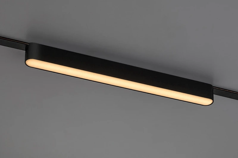 LiTrack Line07W – LED lighting for track system in black/white, 330mm, 16W, 3000K