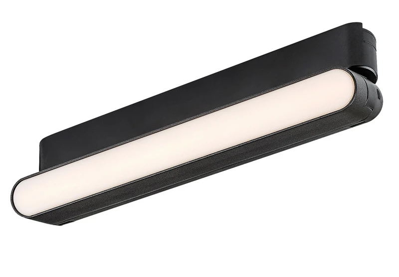 LiTrack Line13W – LED spotlight for track system in black/white, 220×80mm, 12W, 3000K