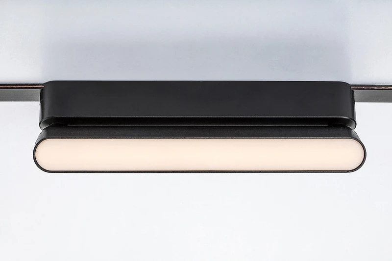 LiTrack Line13W – LED spotlight for track system in black/white, 220×80mm, 12W, 3000K