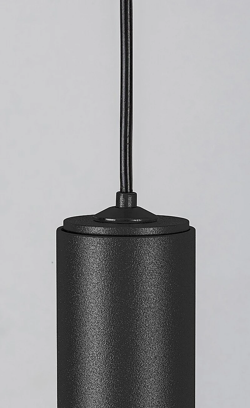 LiTrack Pend.04W – LED pendant for track system in black, Ø30mm, 5W, 3000K