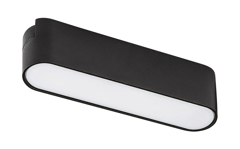 LiTrack Line02N – LED прожектор за релсова система в черно/бяло, 115мм, 6W, 4000K