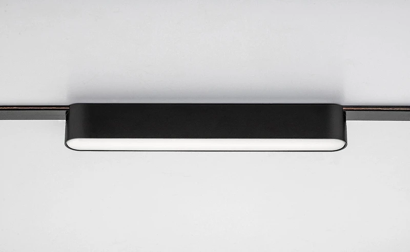 LiTrack Line05N – LED прожектор за релсова система в черно/бяло, 220мм, 12W, 4000K