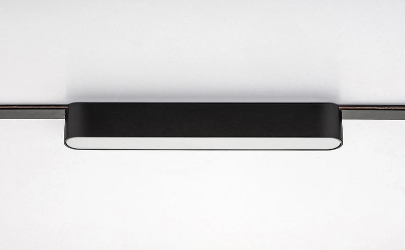 LiTrack Line05N – LED прожектор за релсова система в черно/бяло, 220мм, 12W, 4000K