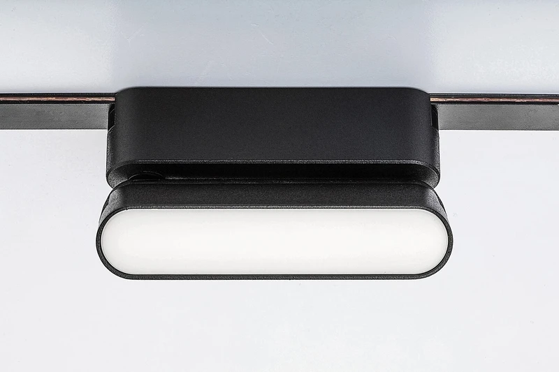 LiTrack Line11N – LED прожектор за шина в черно/бяло, 115×80мм, 6W, 4000K