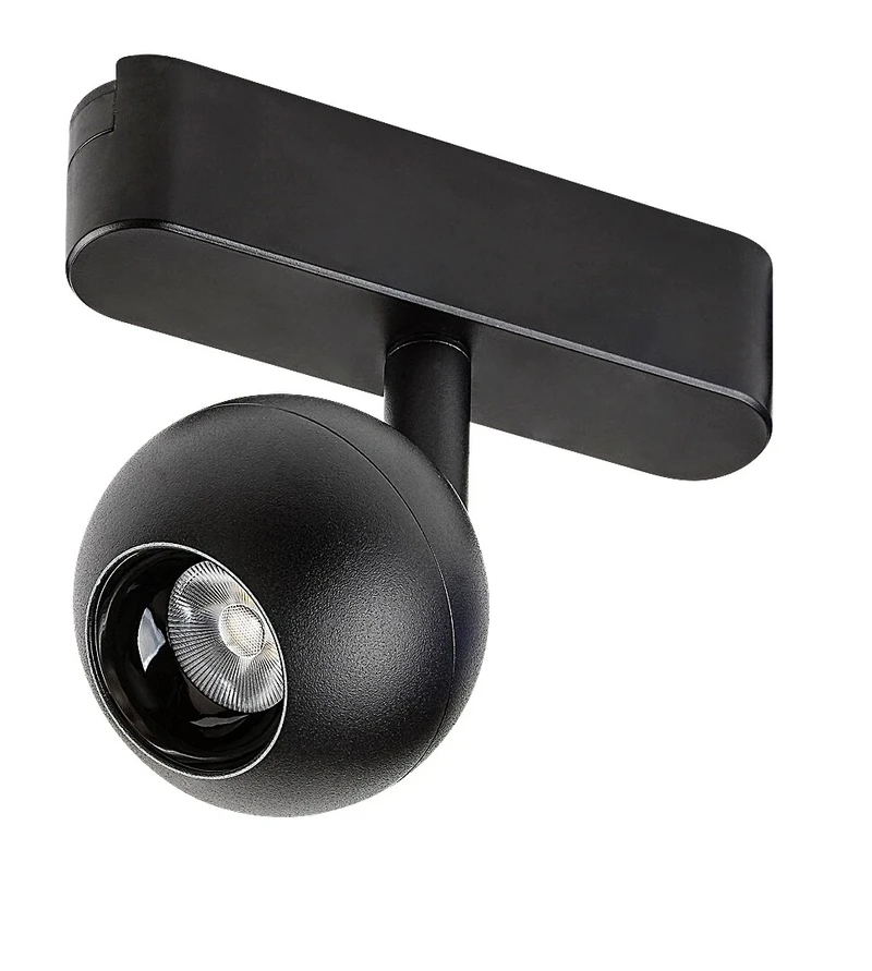LiTrack Spot08N – LED прожектор за шина в черно/бяло, Ø60мм, 5W, 4000K