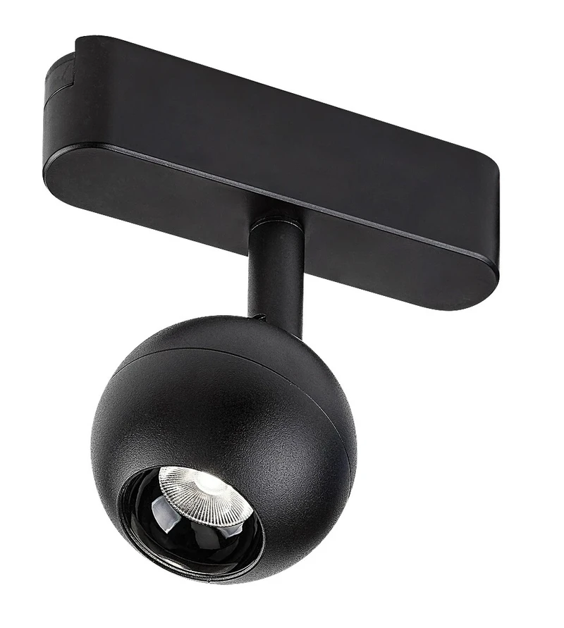 LiTrack Spot08N – LED прожектор за шина в черно/бяло, Ø60мм, 5W, 4000K