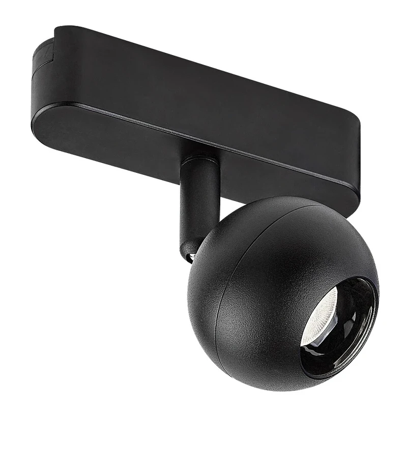 LiTrack Spot08N – LED прожектор за шина в черно/бяло, Ø60мм, 5W, 4000K