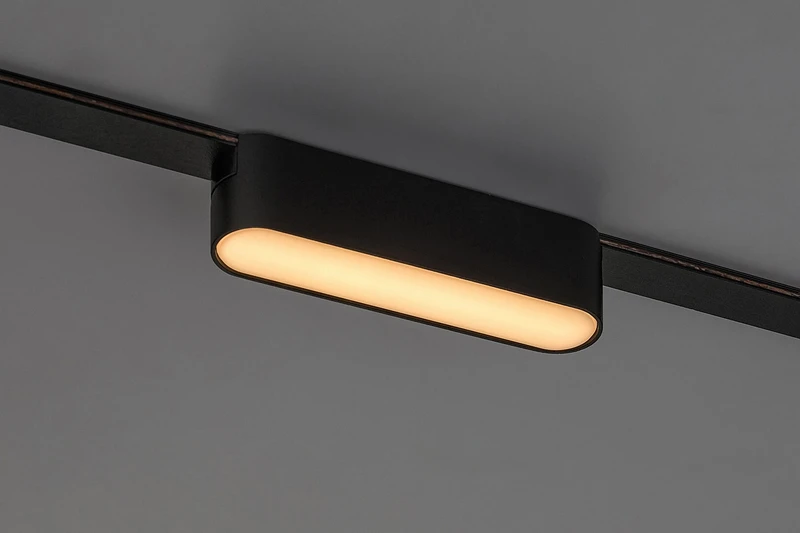LiTrack Line03V – LED lighting for busbar in black/white, 115mm, 4W, 2700-5500K